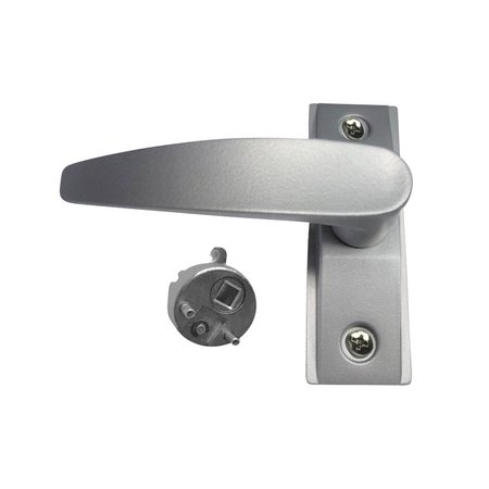 PREMIER LOCK Commercial Storefront Lever Handle With Cam Plug - Left - Aluminum Finish ALH01